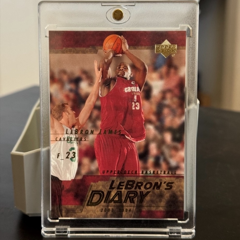 2003-04 Upper Deck - Lebron's Diary LeBron James #LJ7 (RC)